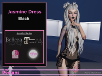 Jasmine Dress Black